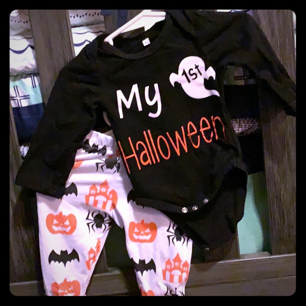 Baby boys My first Halloween outfit w/ HAT